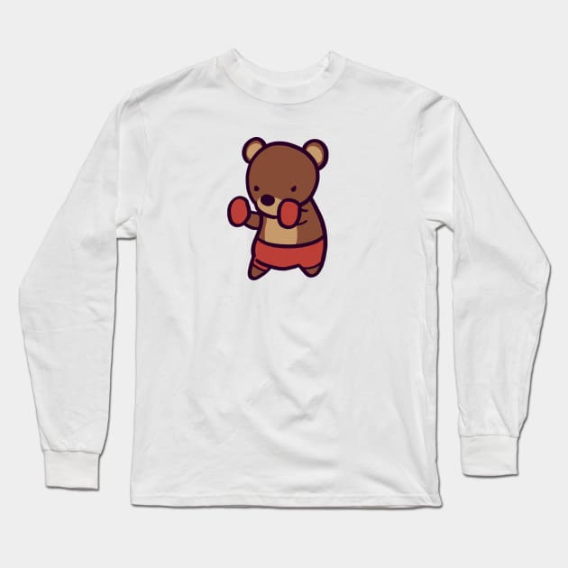 Grizzly South Paw Long Sleeve T-Shirt by ThumboArtBumbo